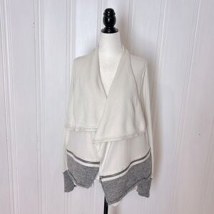 MINT VELVET white & grey cardigan